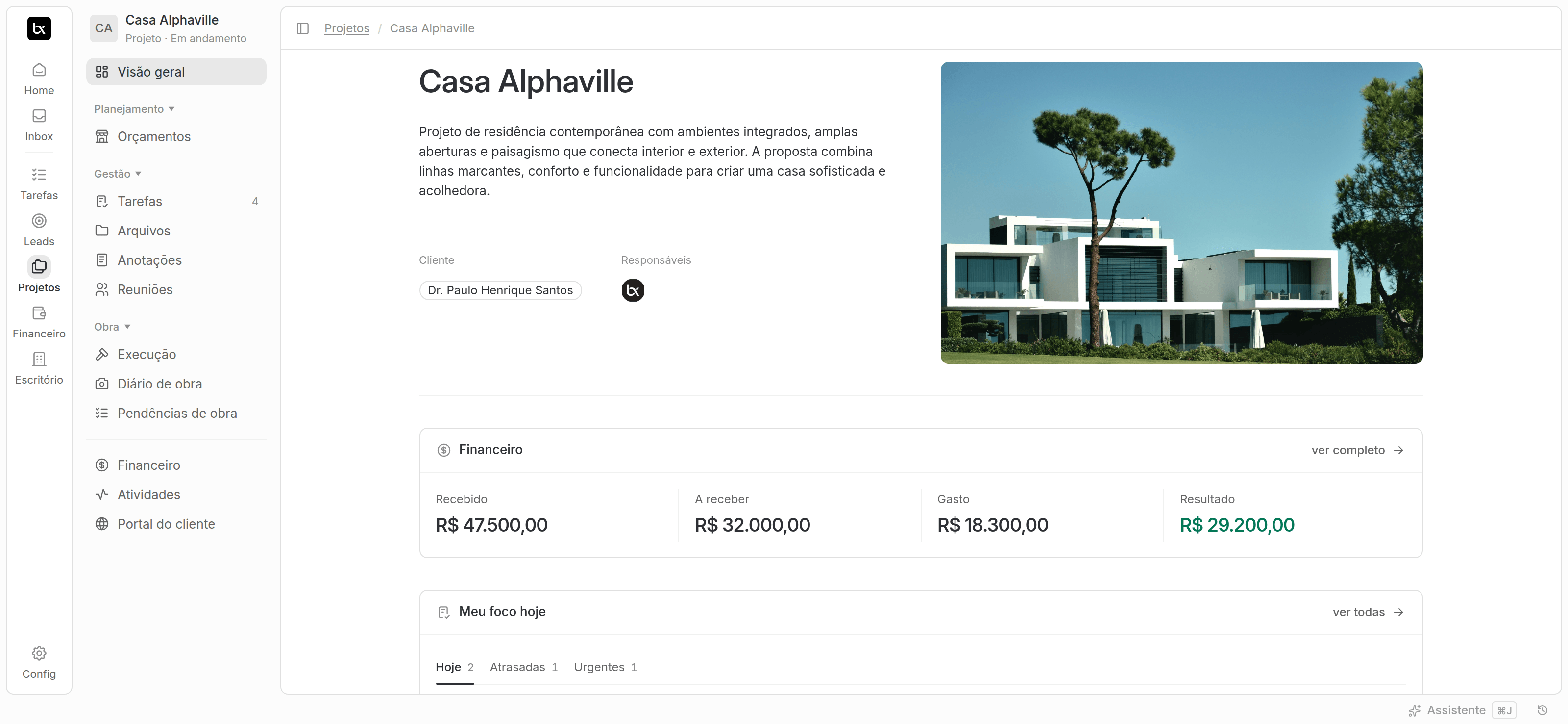 Braxio 2.0: ficha do projeto